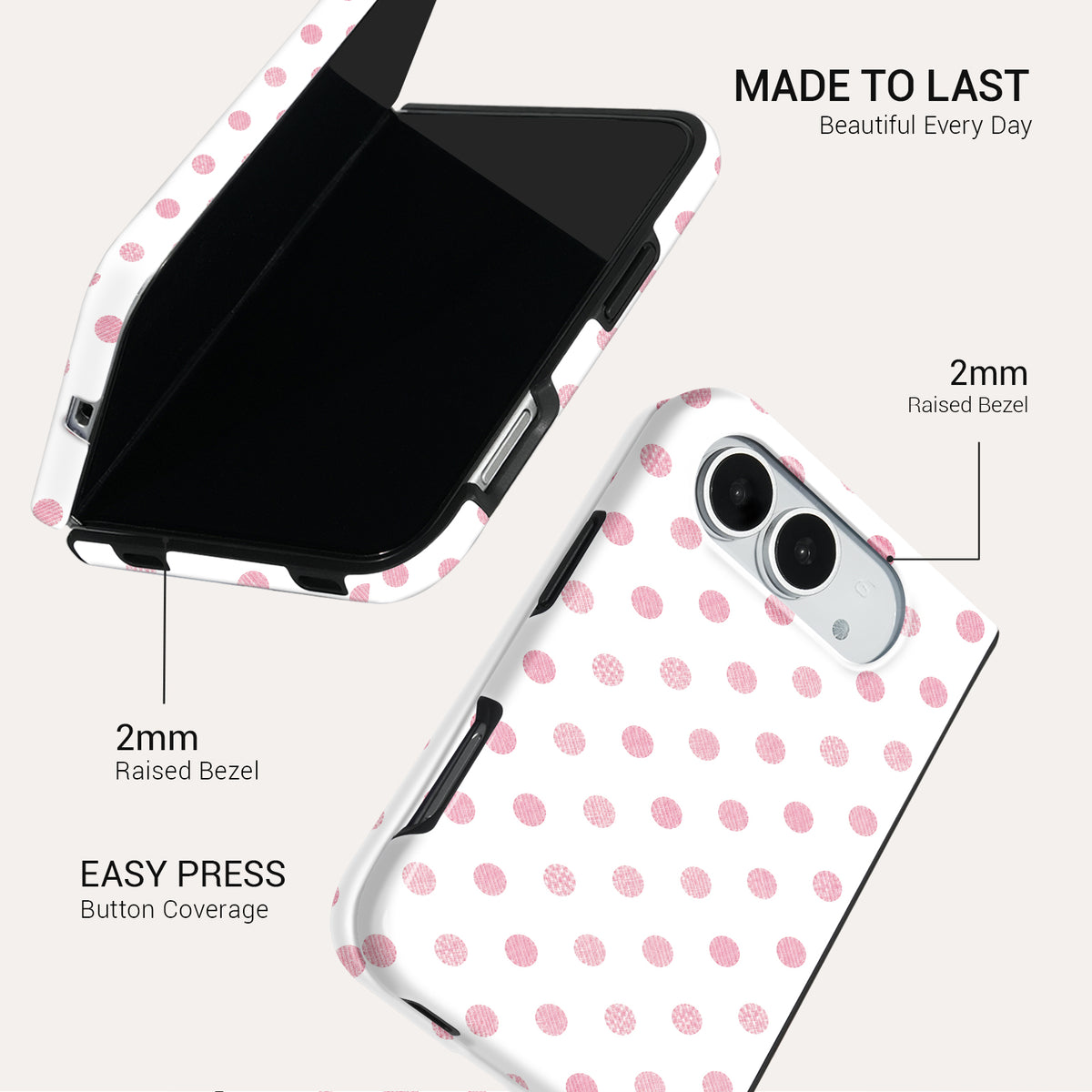 Blush Tough Phone Case#DEVICE_iPhone Duo