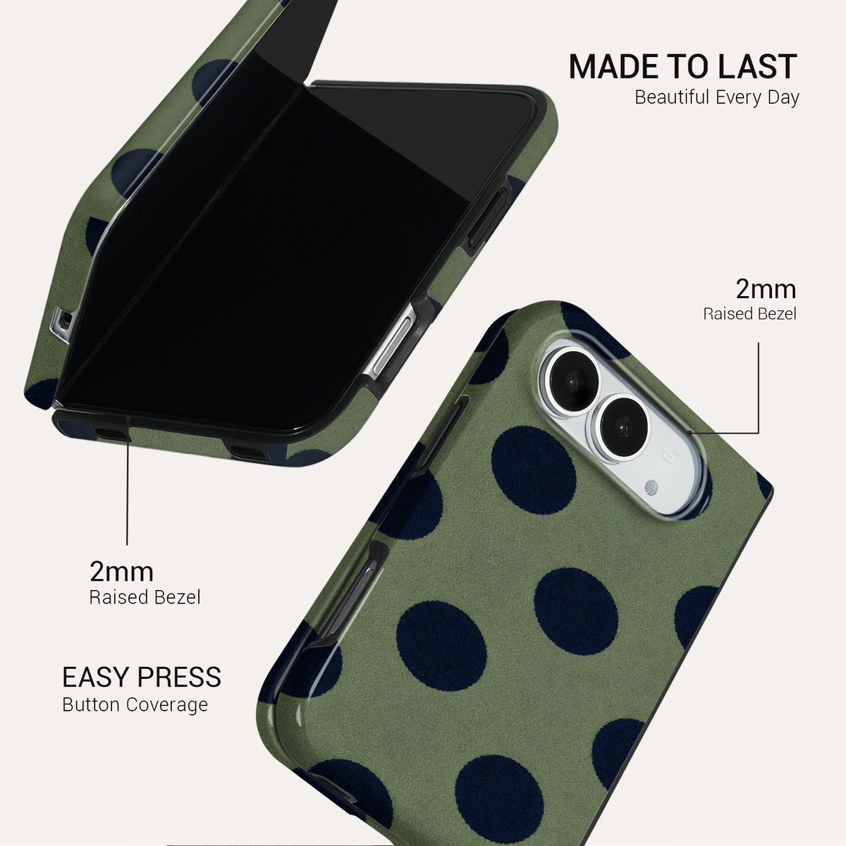 Olive Tough Phone Case#DEVICE_iPhone Duo