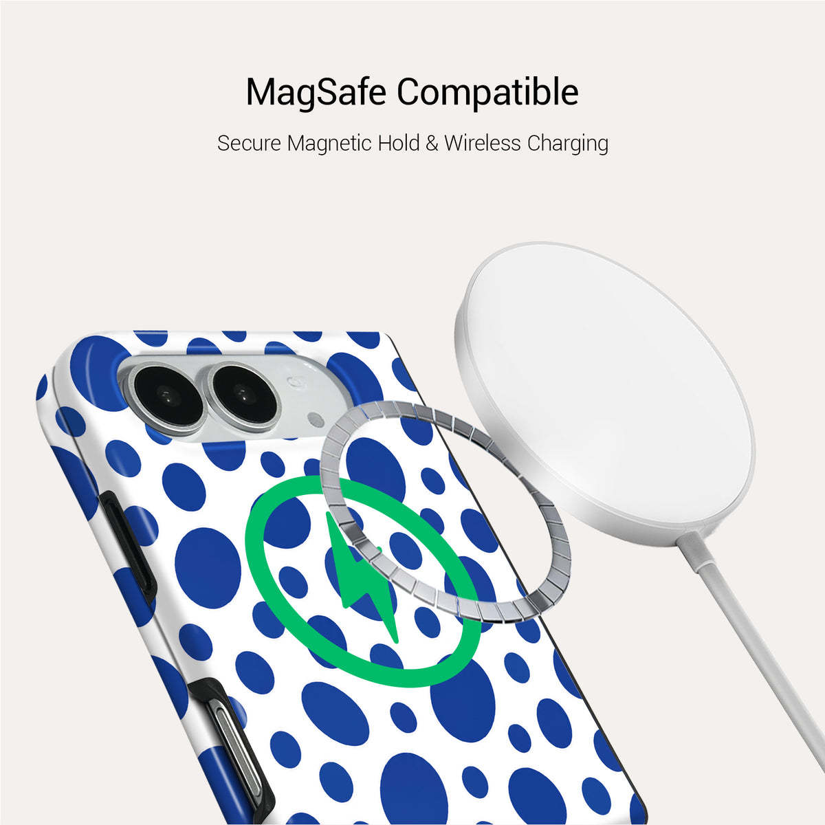 Blue Freckles Tough Phone Case#DEVICE_iPhone Duo