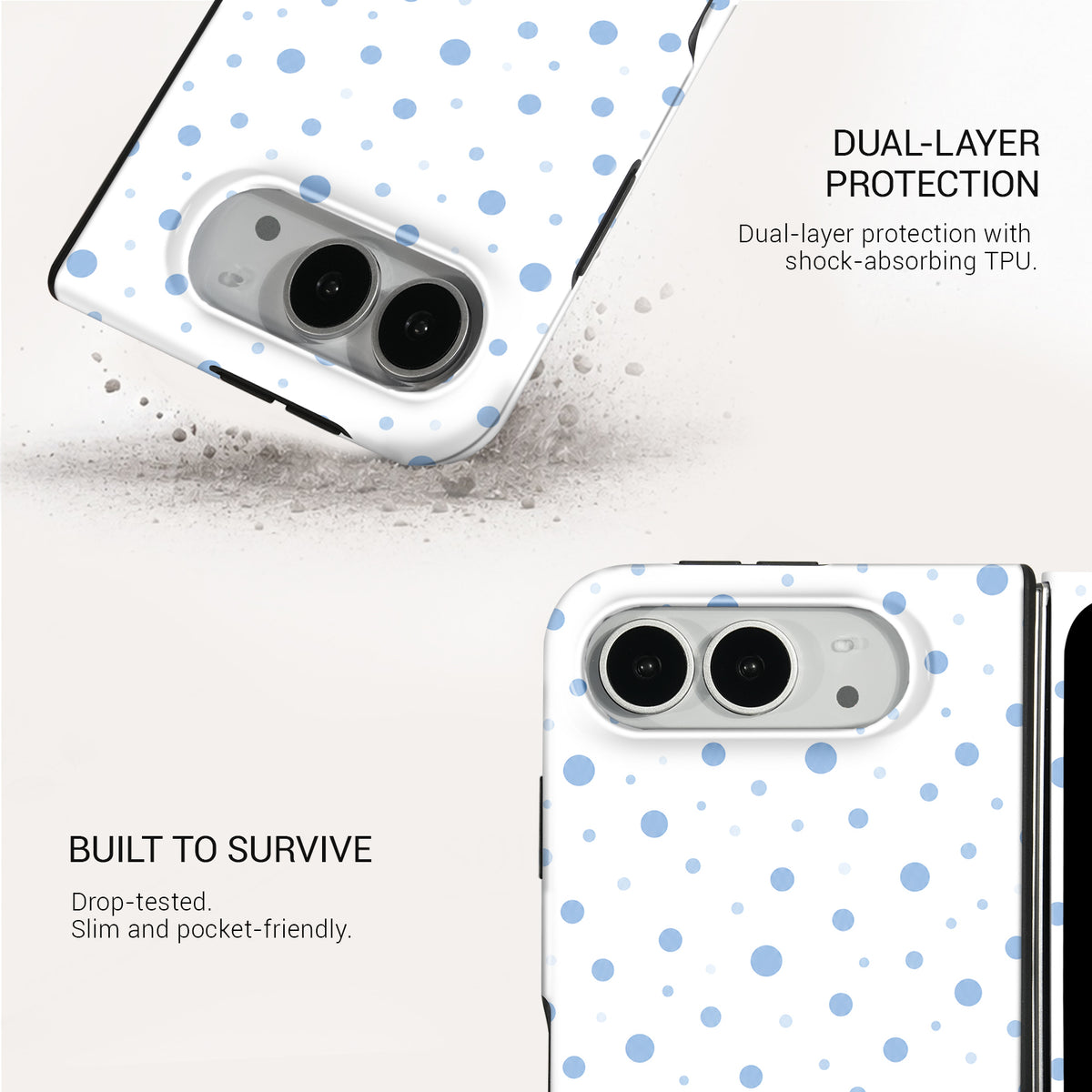 Baby Blue Tough Phone Case#DEVICE_iPhone Duo