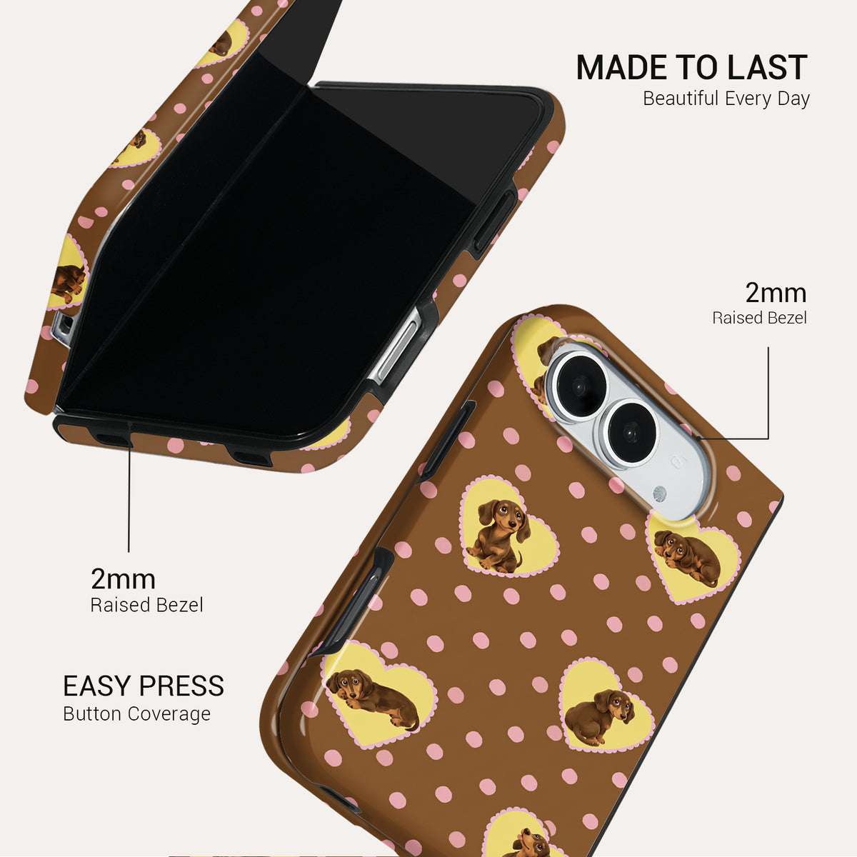 Puppy Love Tough Phone Case#DEVICE_iPhone Duo