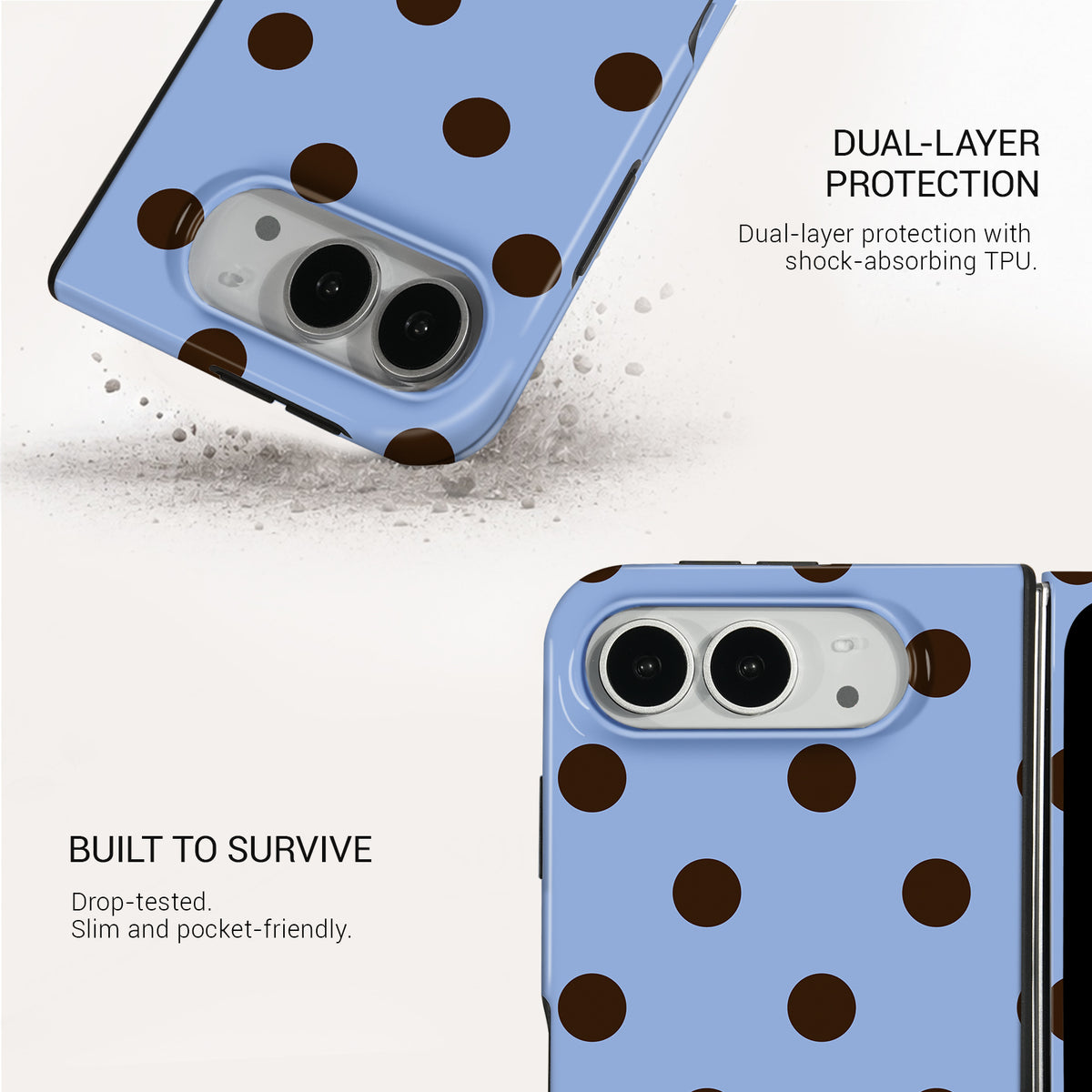 Denim Tough Phone Case#DEVICE_iPhone Duo