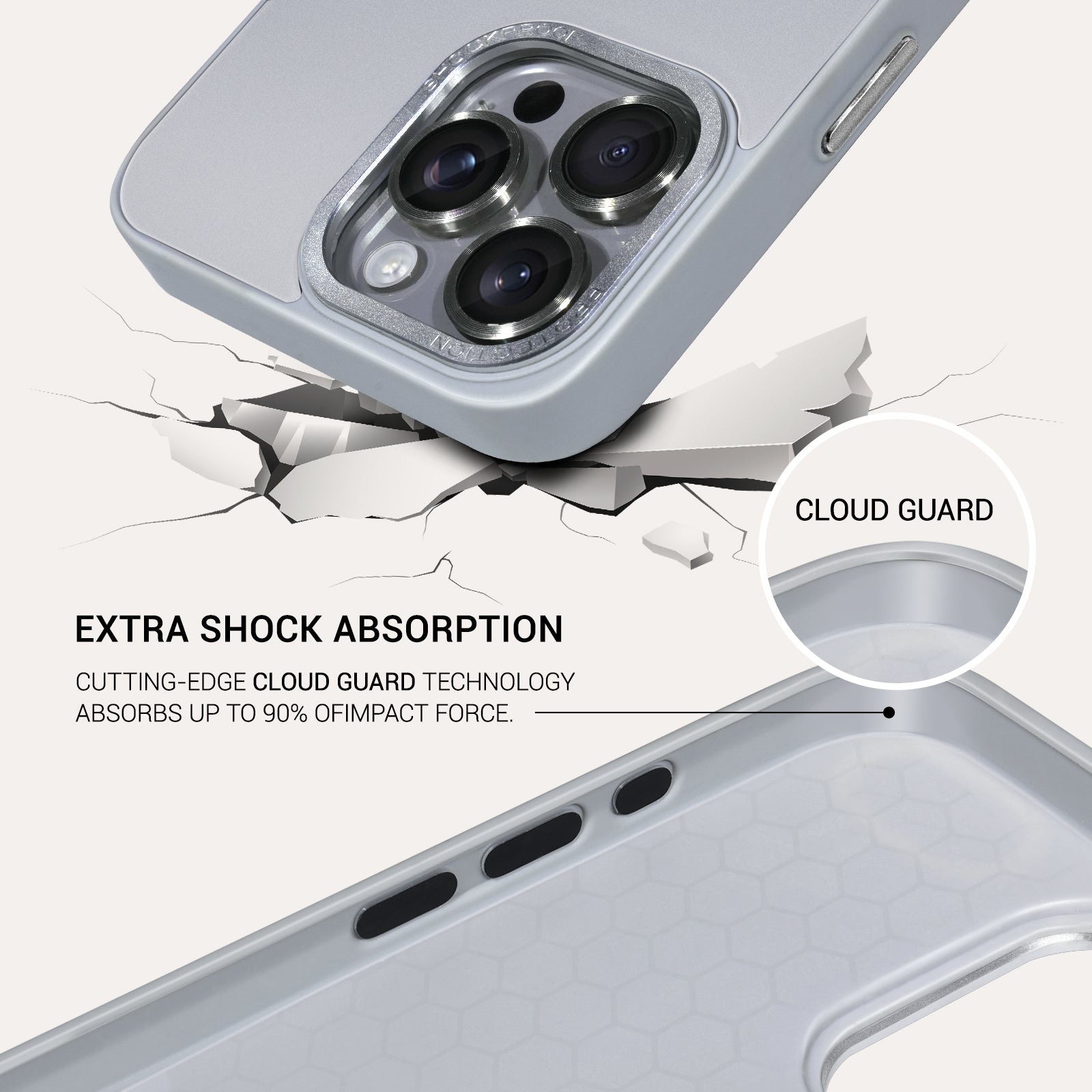 iPhone 13–16 NFC E-Ink Case with 4-Inch HD Display#Color_Grey