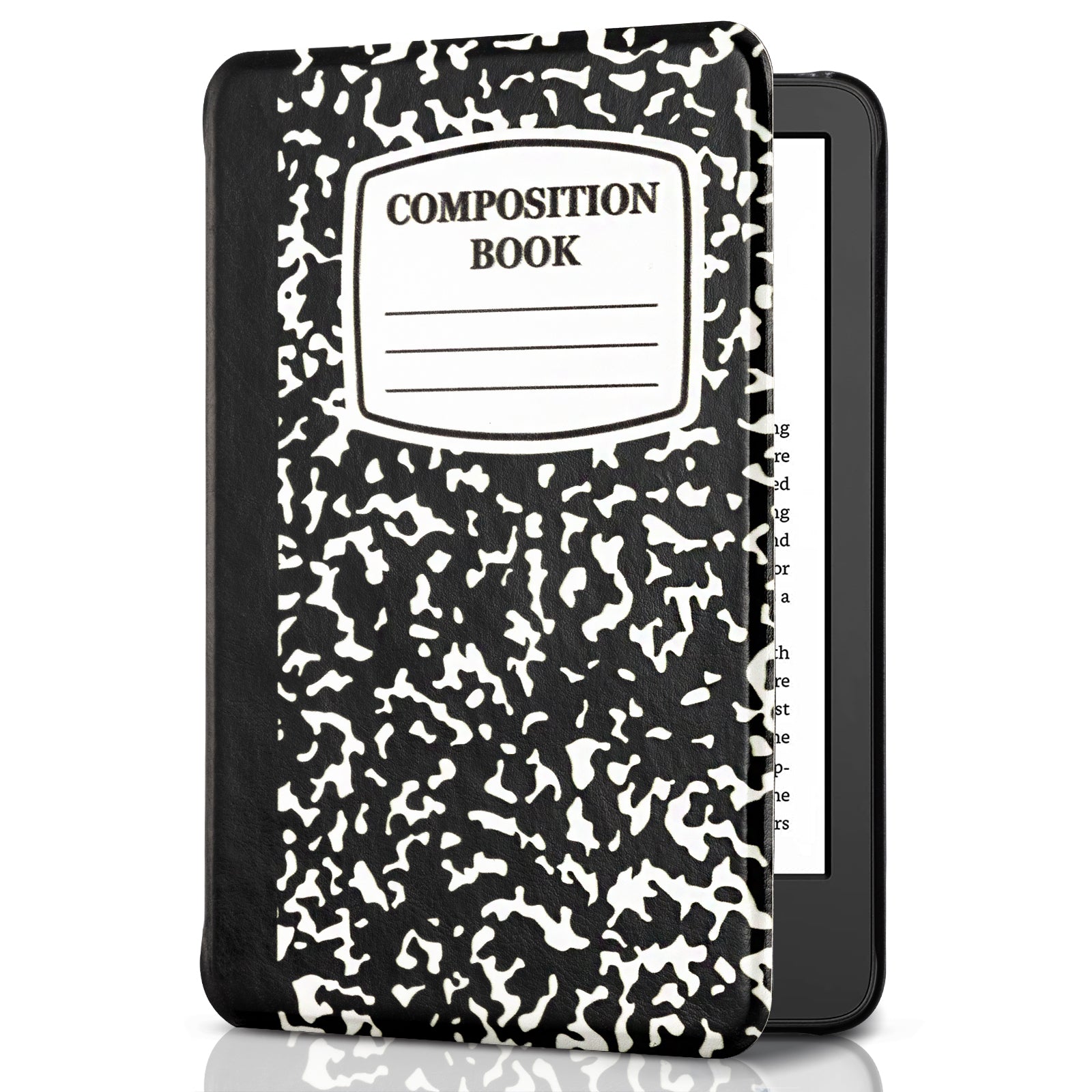 Classics Black Notes Kindle Basic 6 INCH Case