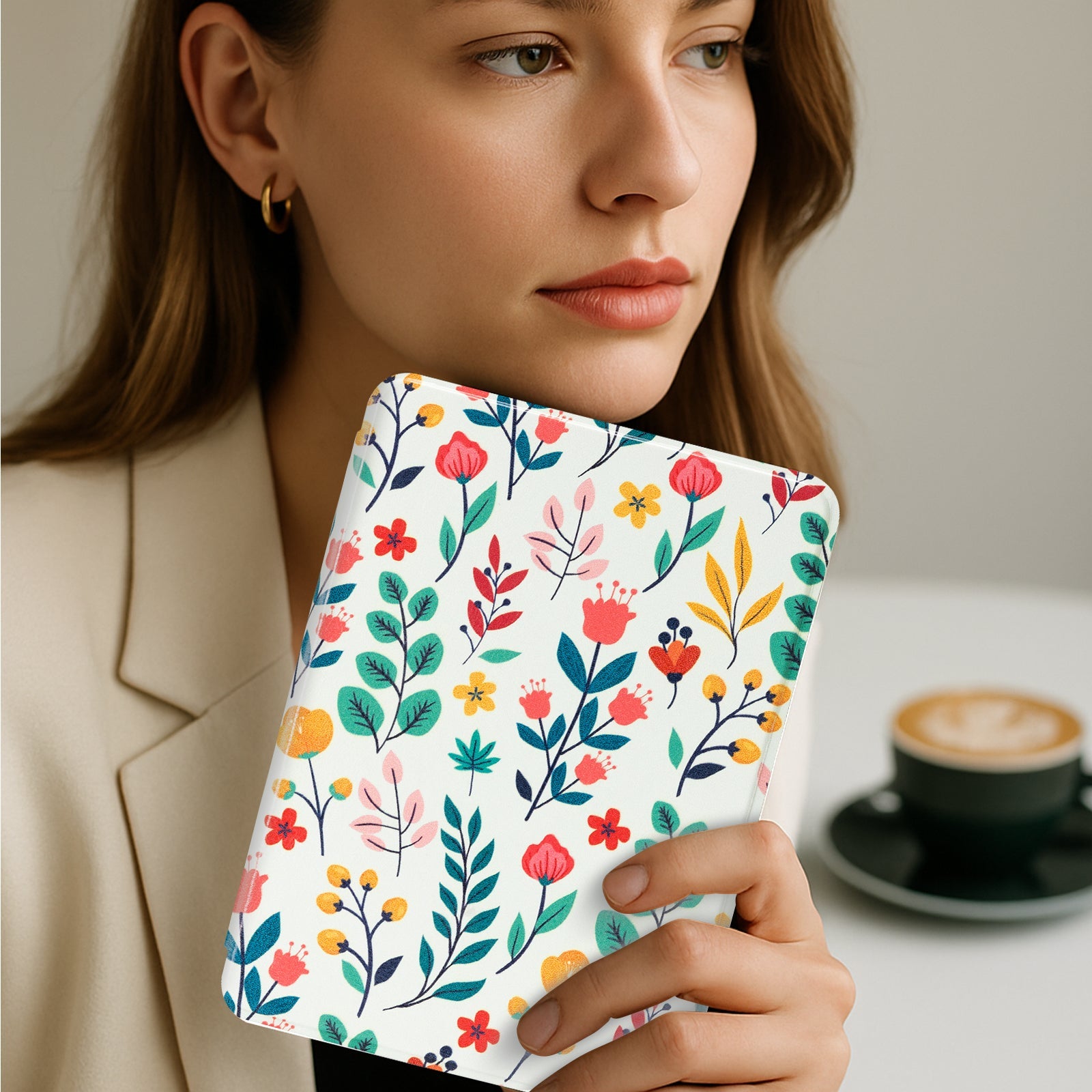 kindle 2022/2024 6 inch basic#Color_White Floral