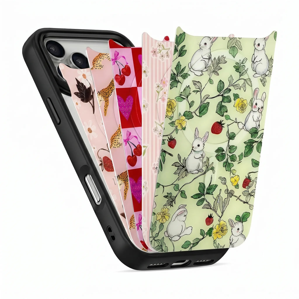 Interchangeable Phone Case Set#Set_Wild Petal Set